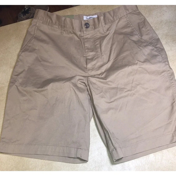Goodfellow & Co Men's Flat-Front Linden Shorts 30 with 9 inseam NWT Khaki - Picture 1 of 4